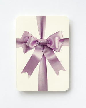 Lavender Bow Greeting Card