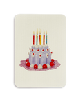 Lavender Cream Blancmange Greeting Card