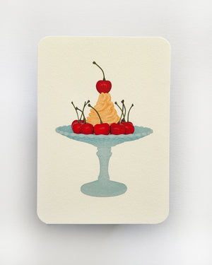 Mandarin Chantilly Cream Greeting Card