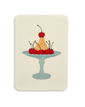 Mandarin Chantilly Cream Greeting Card