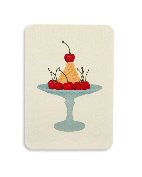 Mandarin Chantilly Cream Greeting Card