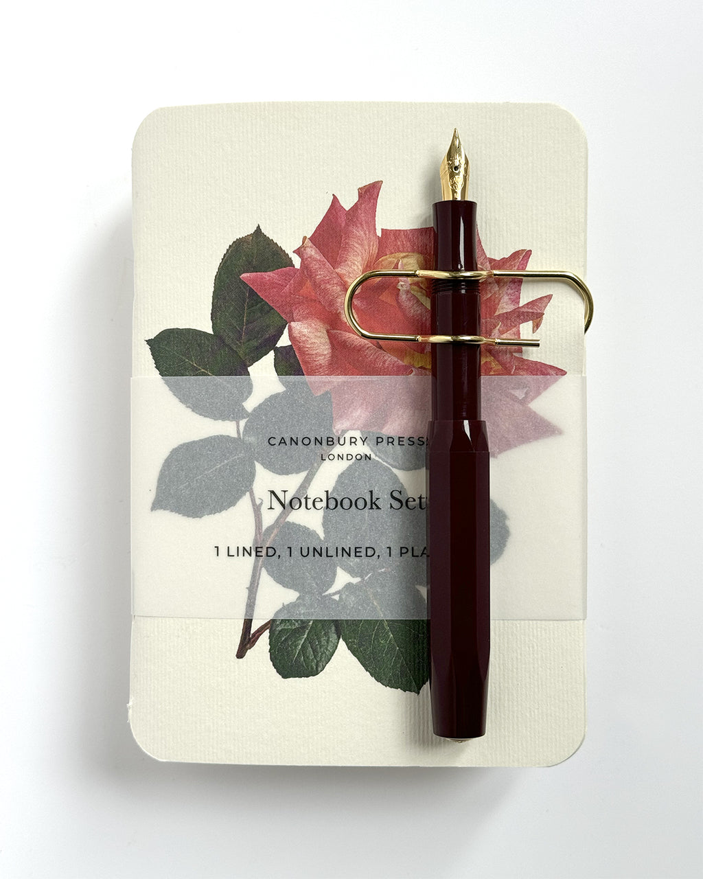 Garden Roses Notebook Set