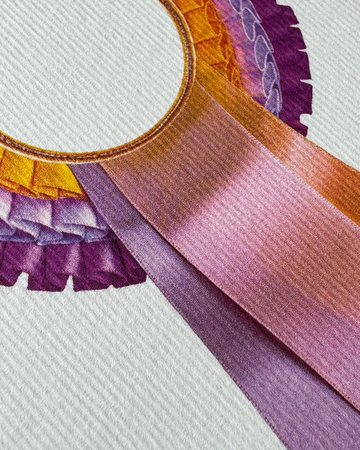 Pastel & Yellow  Rosette Greeting Card