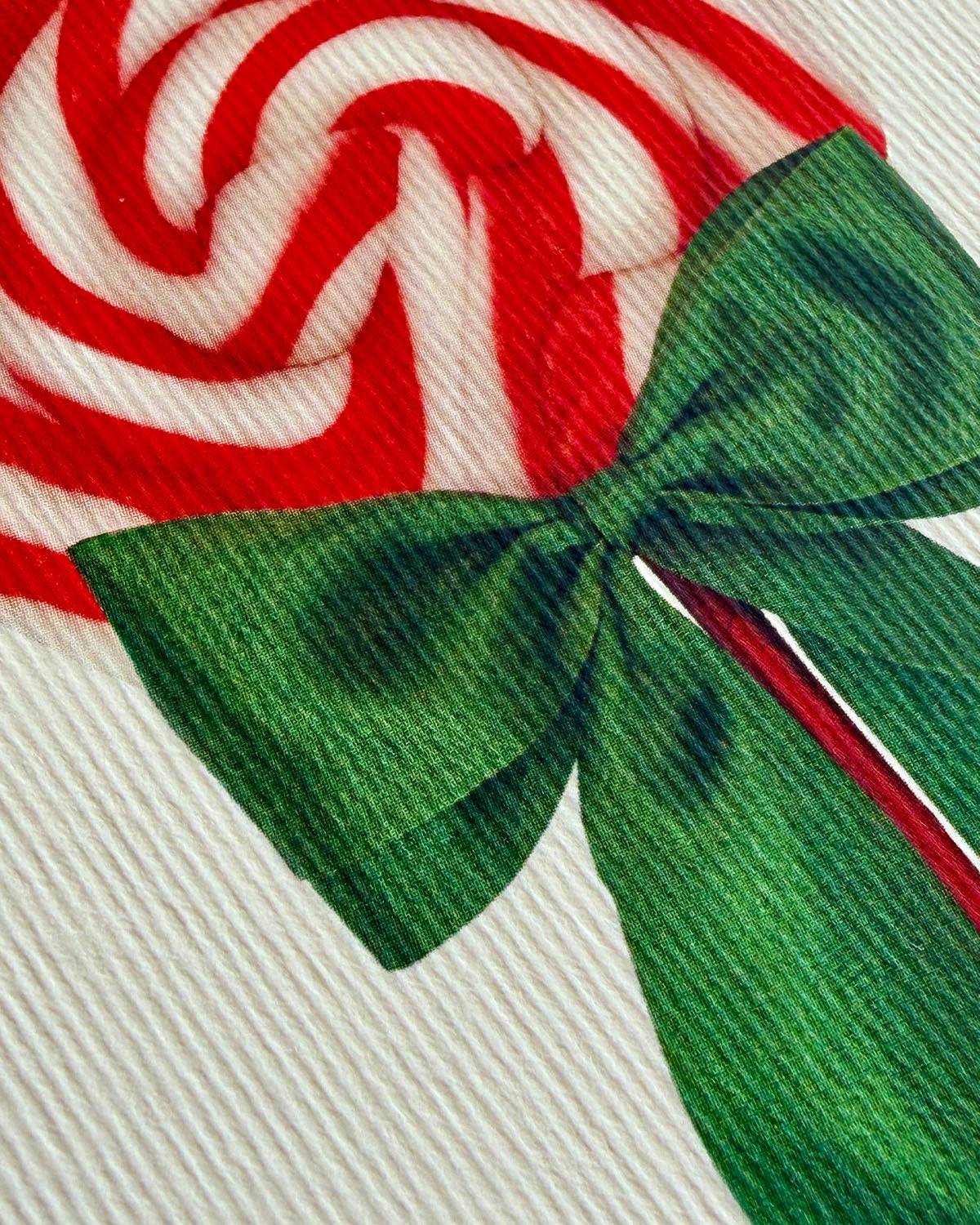 Peppermint Cream Ribboned Lollies Greeting Card