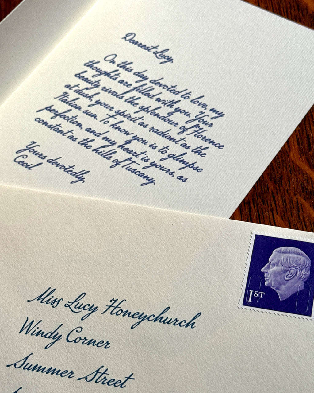 Chartreuse Cream Blancmange Greeting Card