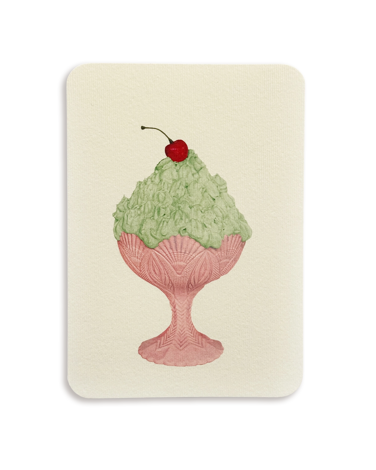 Pistachio Chantilly Cream Greeting Card