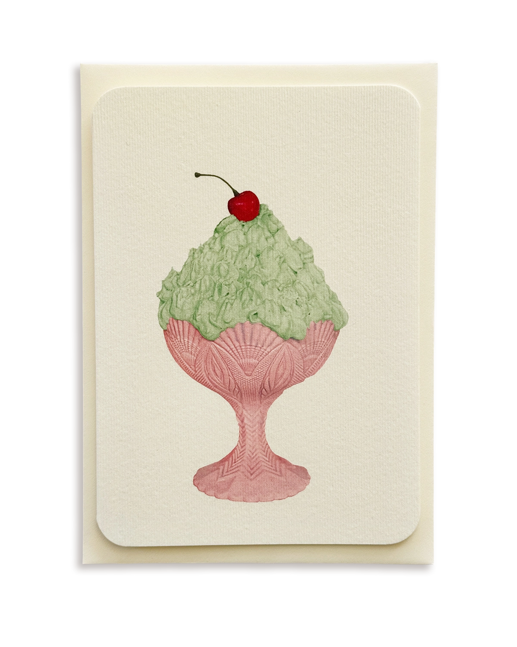 Pistachio Chantilly Cream Greeting Card