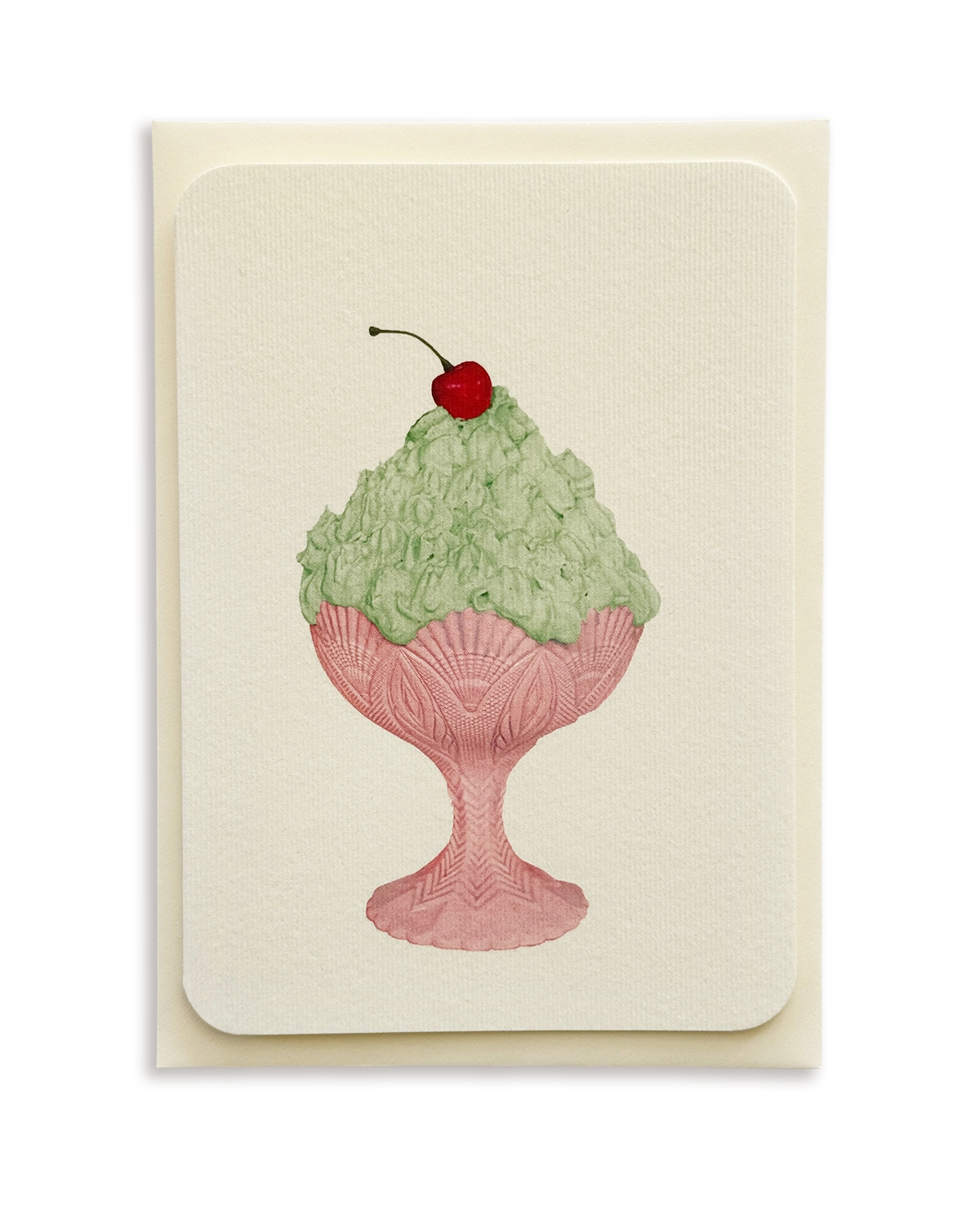 Pistachio Chantilly Cream Greeting Card