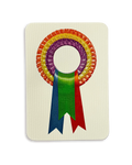 Rainbow Rosette Greeting Card
