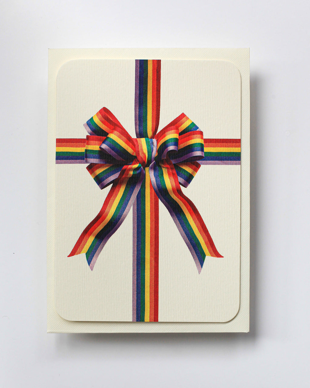 Rainbow Bow Greeting Card