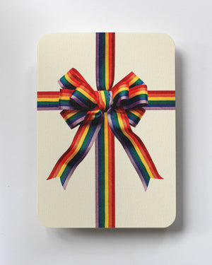 Rainbow Bow Greeting Card