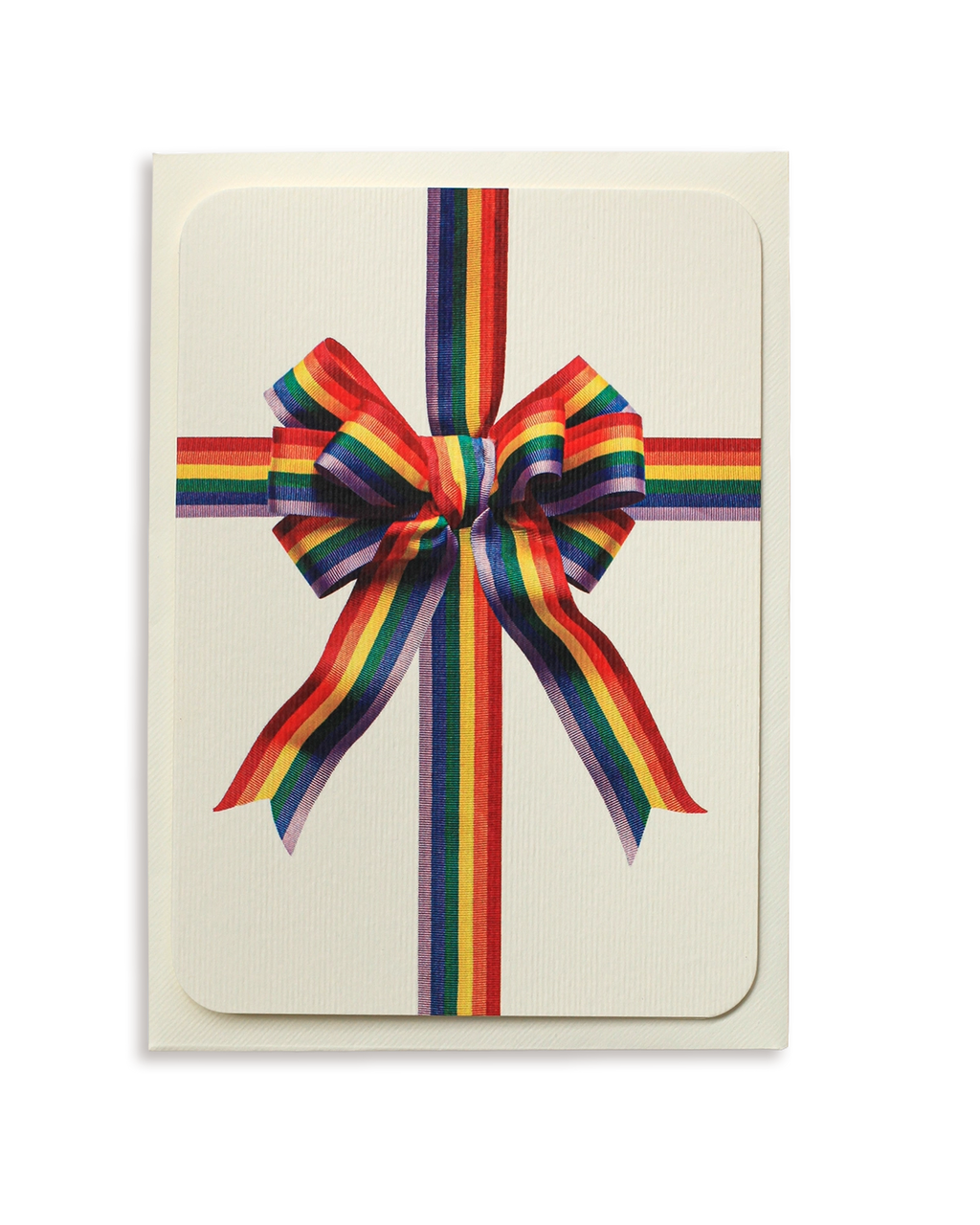 Rainbow Bow Greeting Card