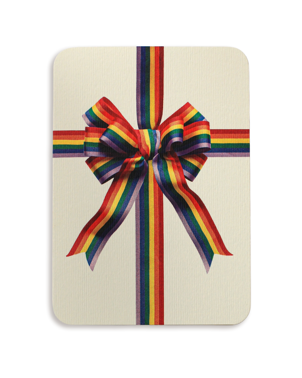 Rainbow Bow Greeting Card