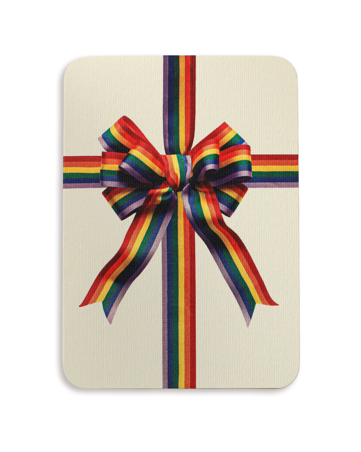 Rainbow Bow Greeting Card