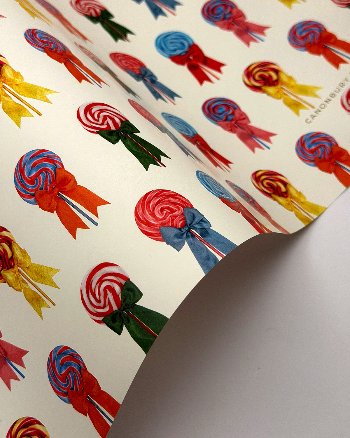 Ribboned Lollies Wrapping Paper