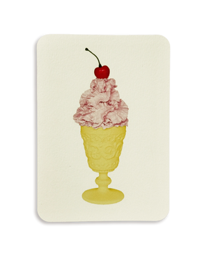 Rose Chantilly Cream Greeting Card