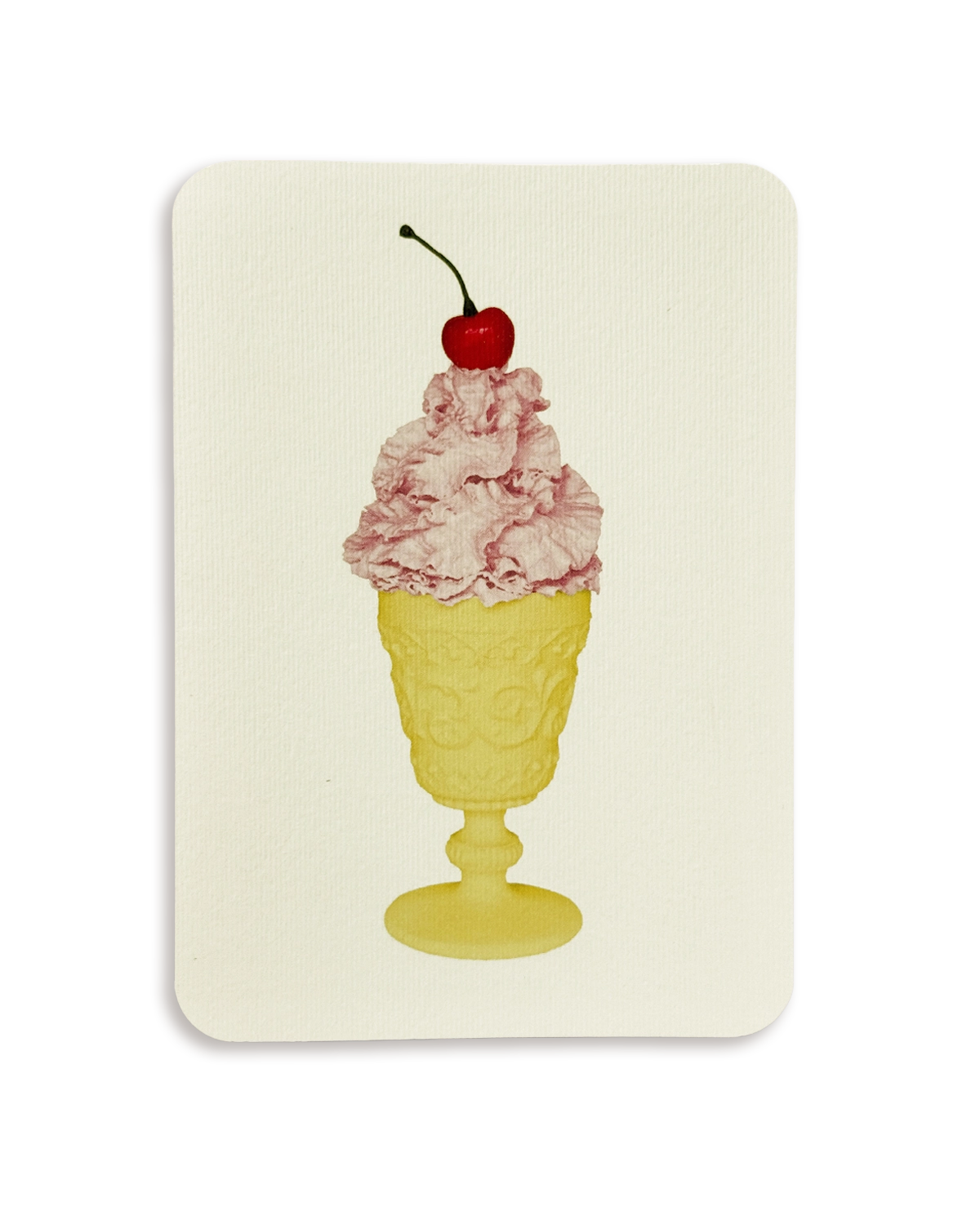 Rose Chantilly Cream Greeting Card