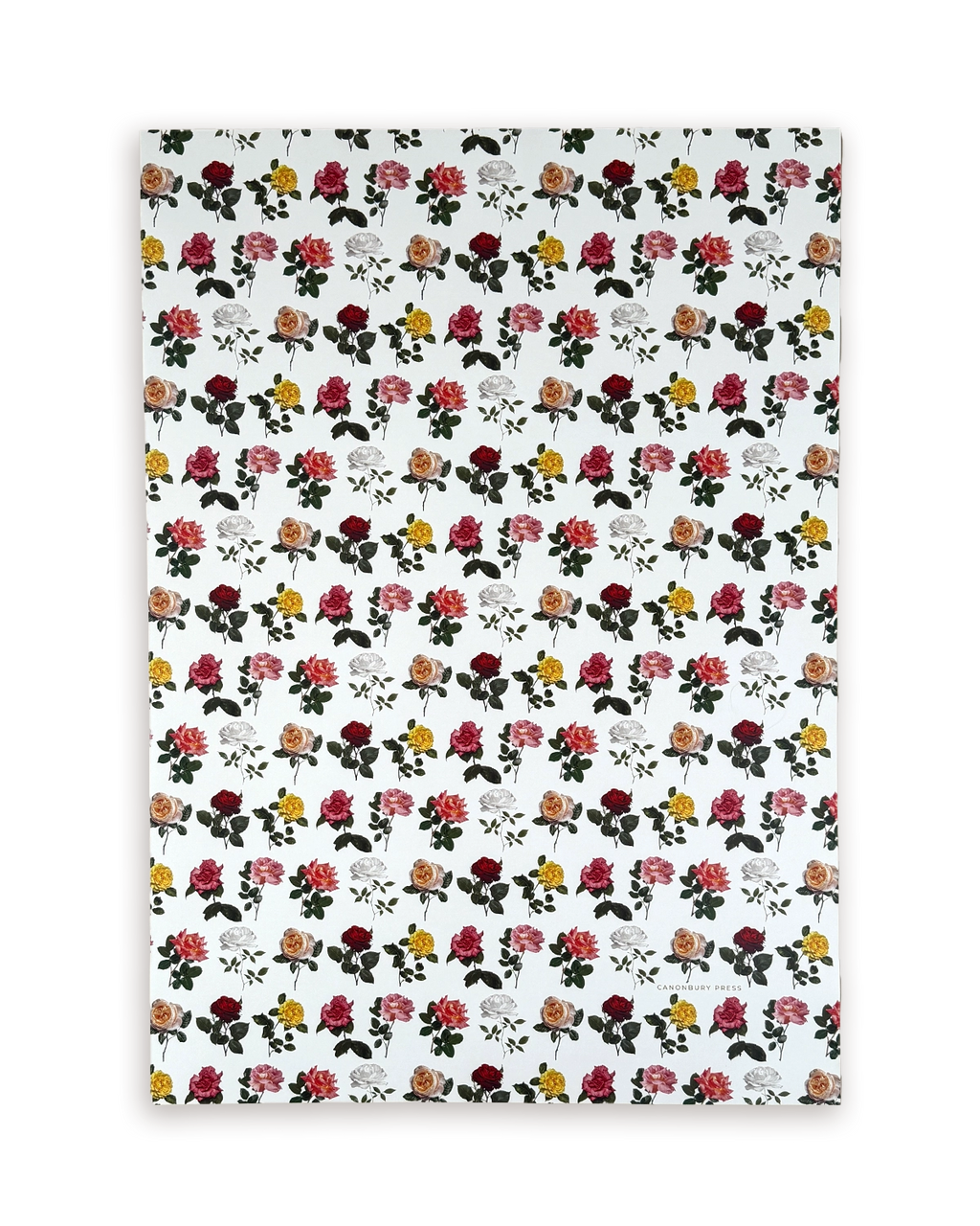 English Garden Roses Wrapping Paper