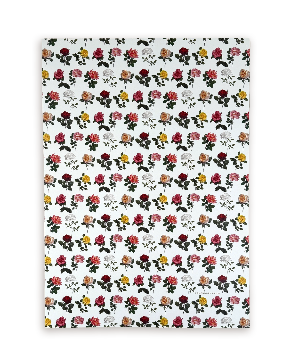 English Garden Roses Wrapping Paper