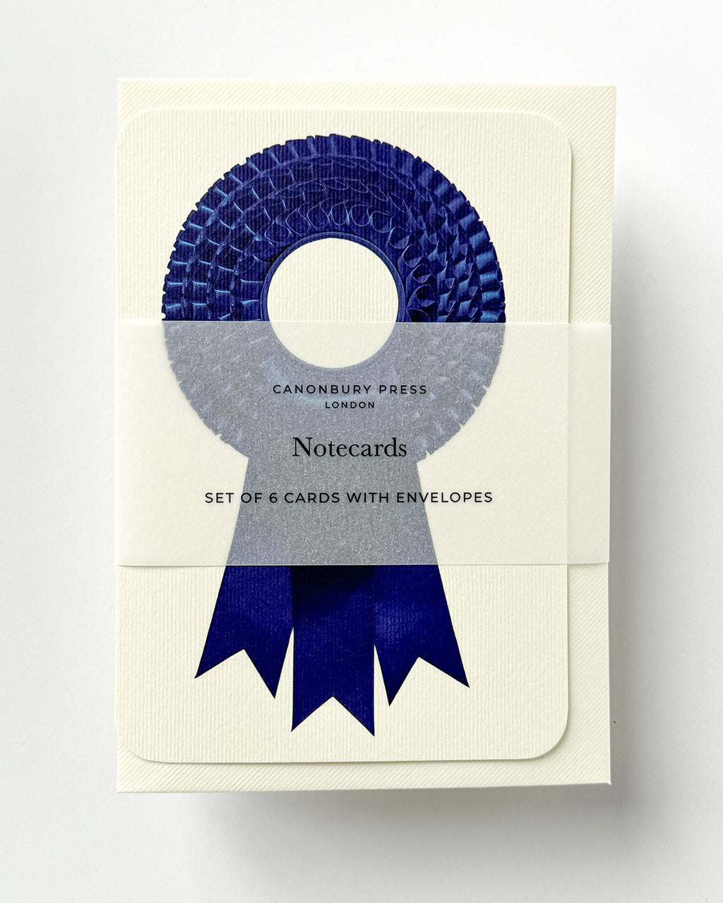 Royal Blue Rosette Greeting Card