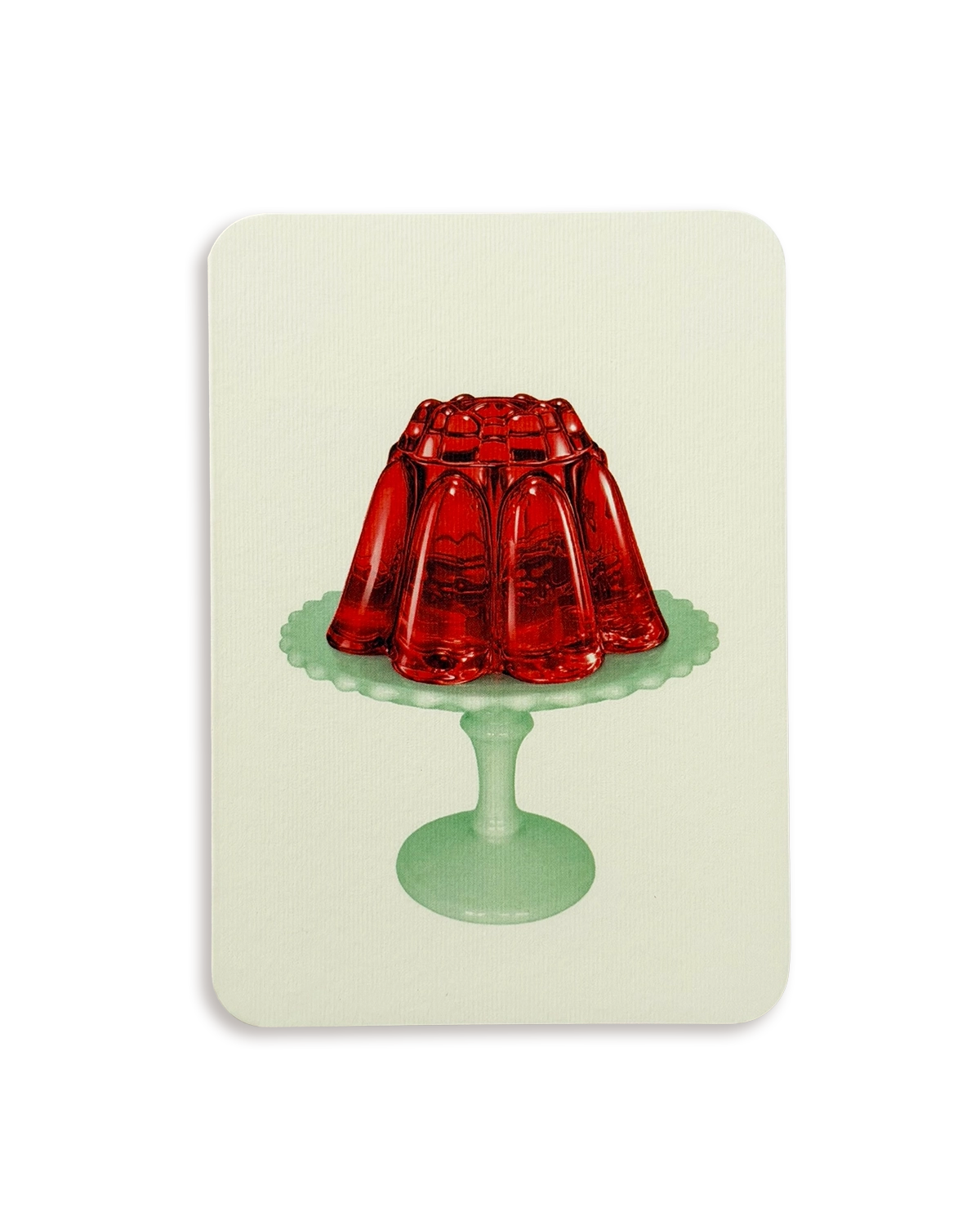 Ruby Jelly Greeting Card