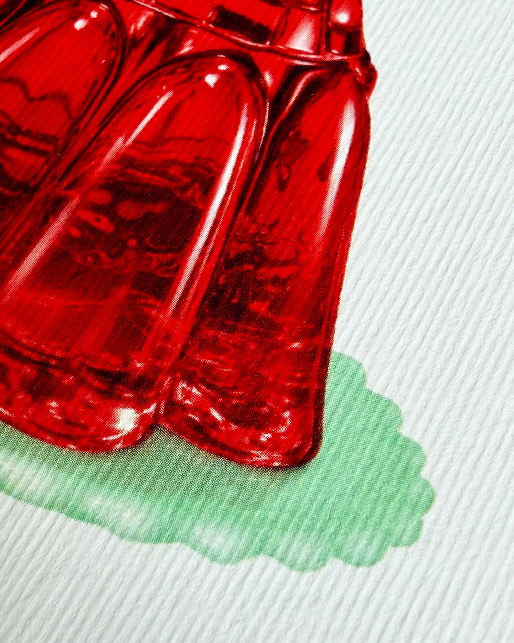 Ruby Jelly Greeting Card
