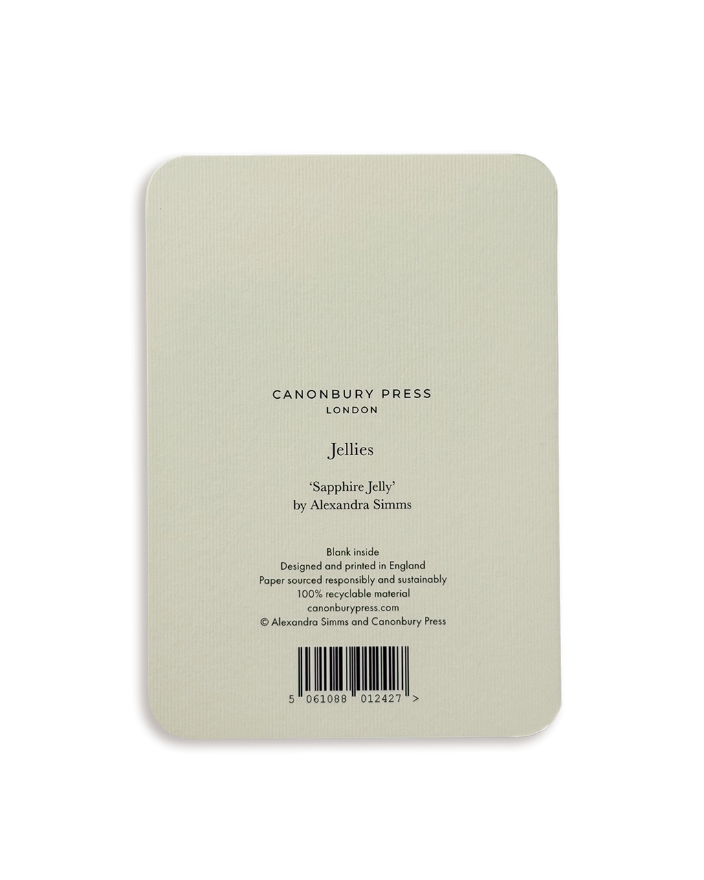 Sapphire Jelly Greeting Card