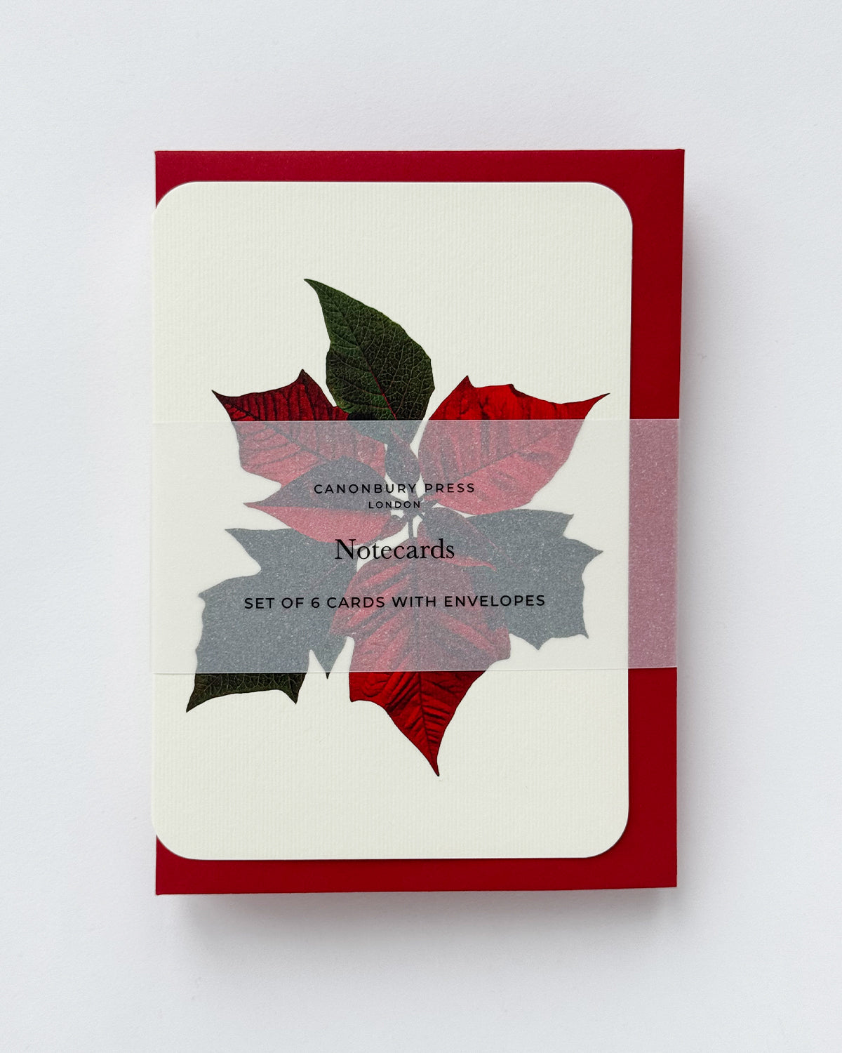 Poinsettia Greeting Card