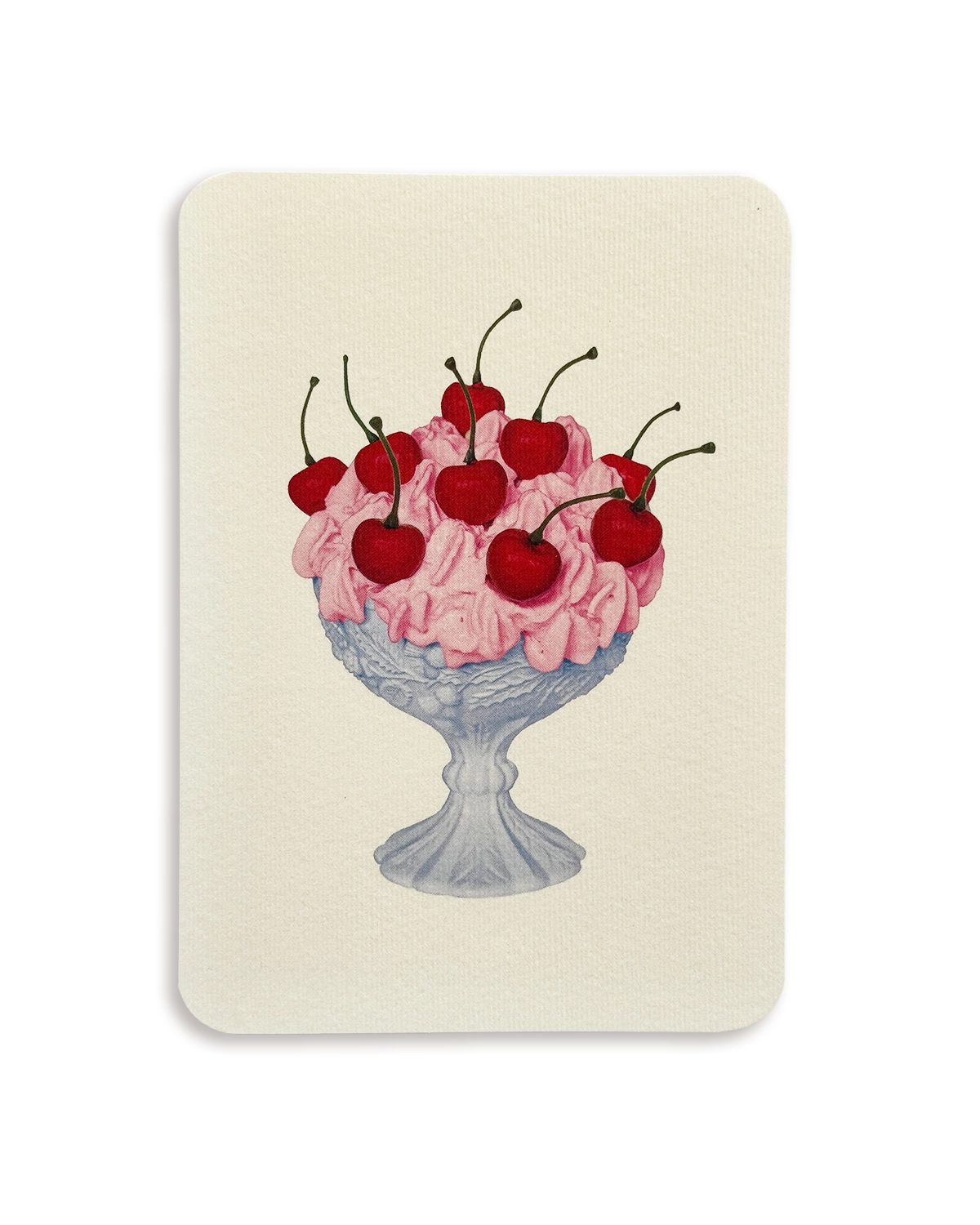 Strawberry Chantilly Cream Greeting Card