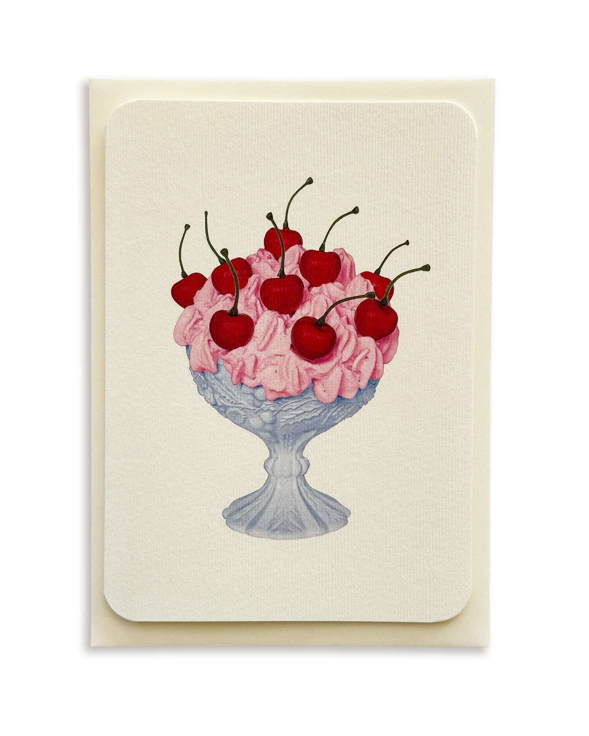 Strawberry Chantilly Cream Greeting Card