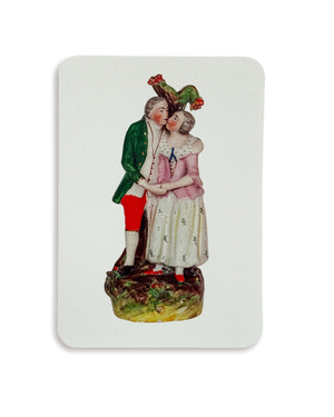 The Kiss Staffordshire Greeting Card