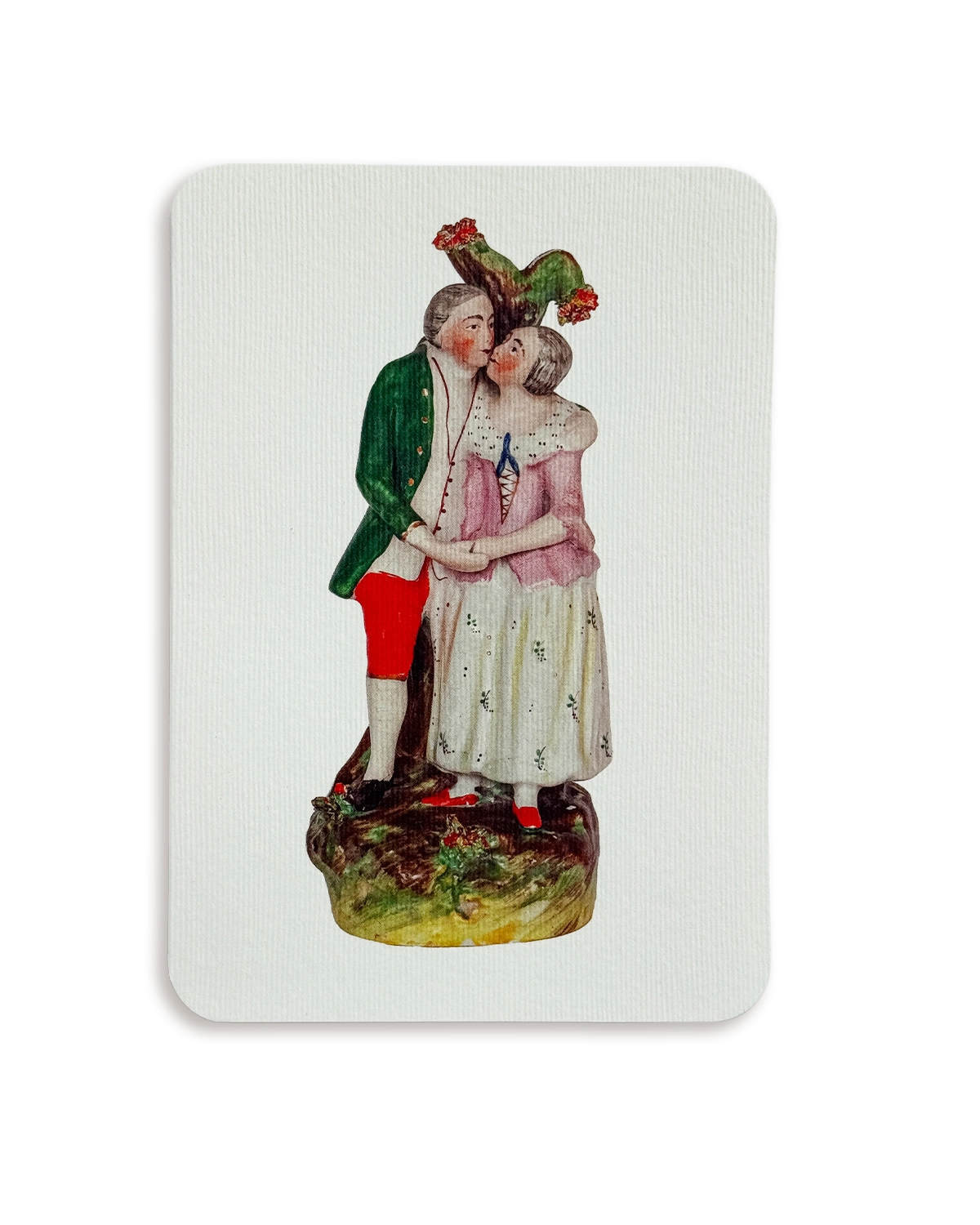 The Kiss Staffordshire Greeting Card
