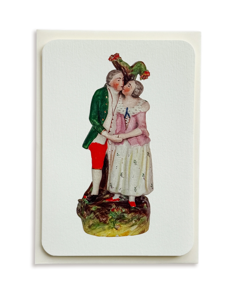 The Kiss Staffordshire Greeting Card