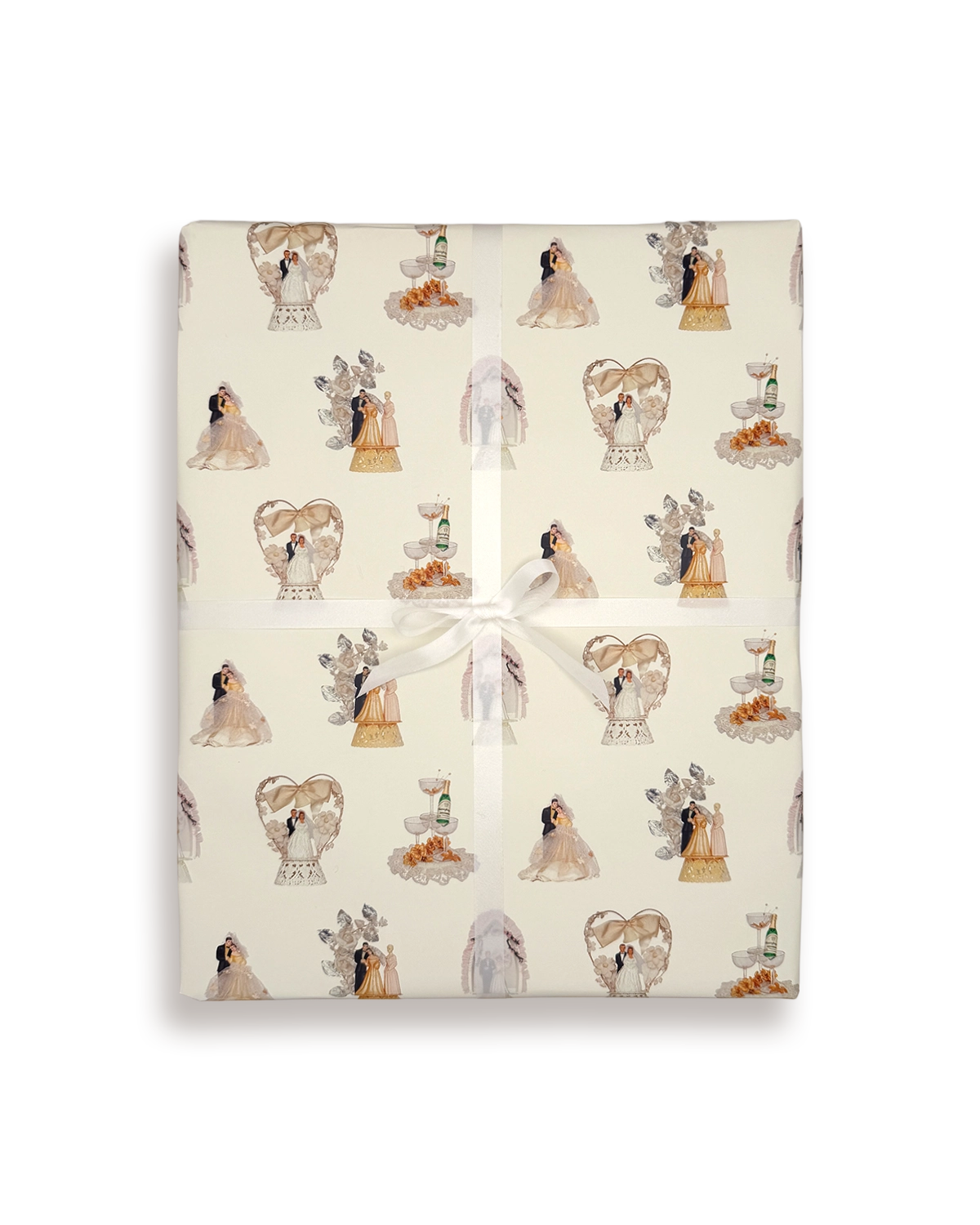 Wedding Cake Toppers Wrapping Paper