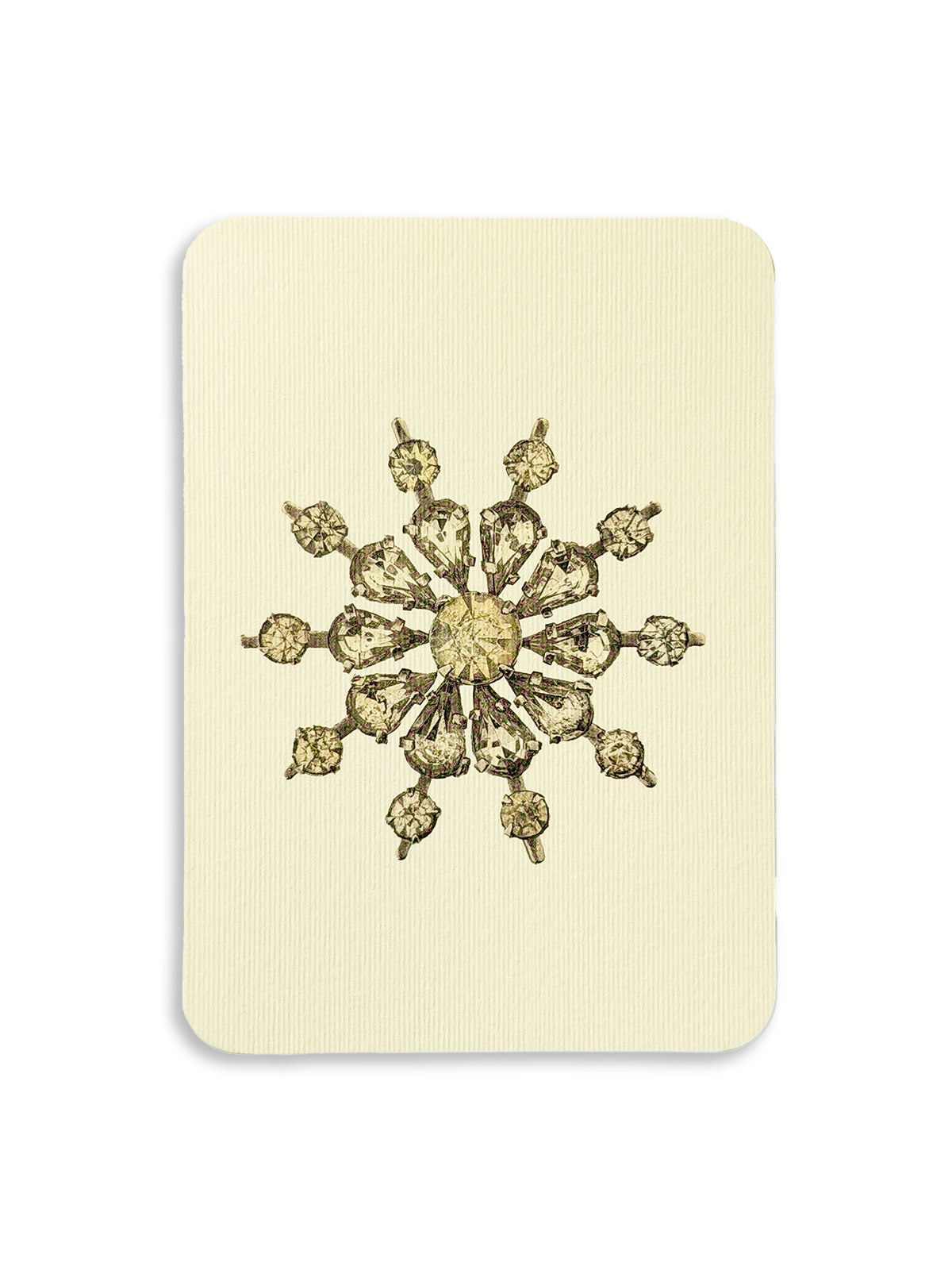Winter Jewels Snowflake VI Greeting Card