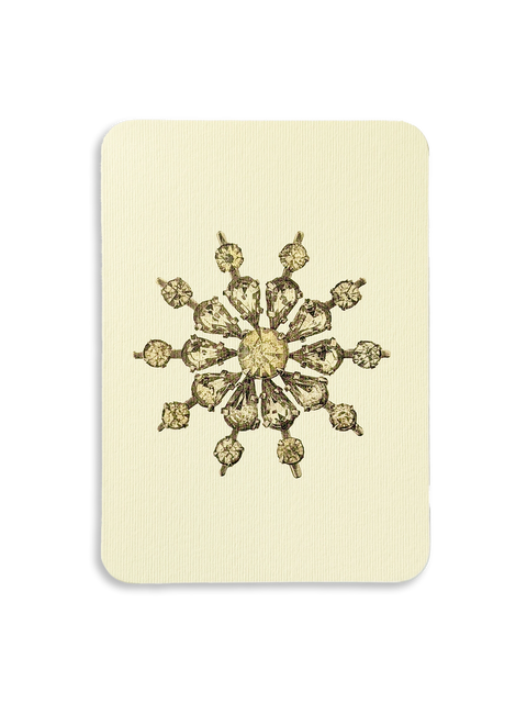 Winter Jewels Snowflake VI Greeting Card