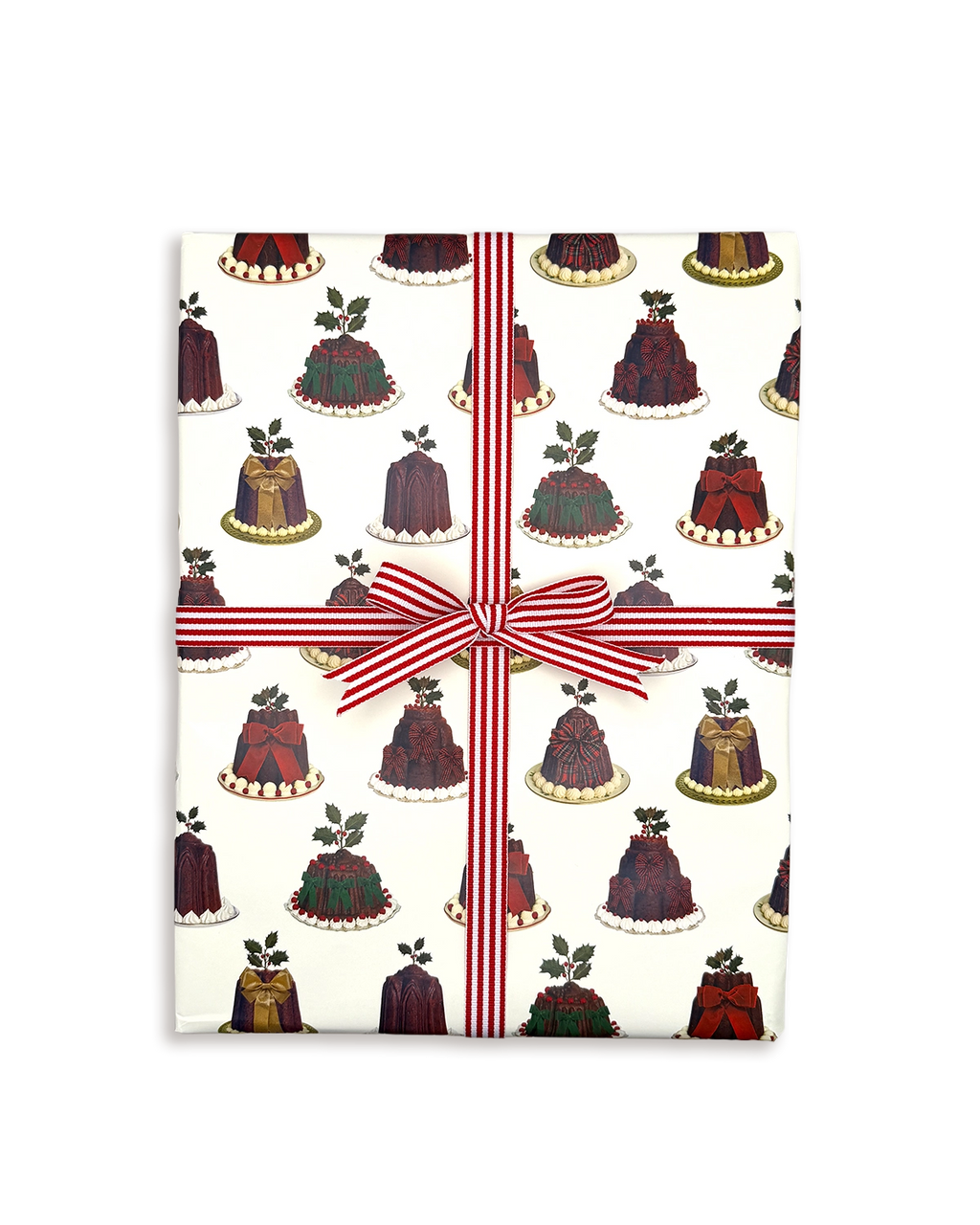 Christmas Puddings Wrapping Paper