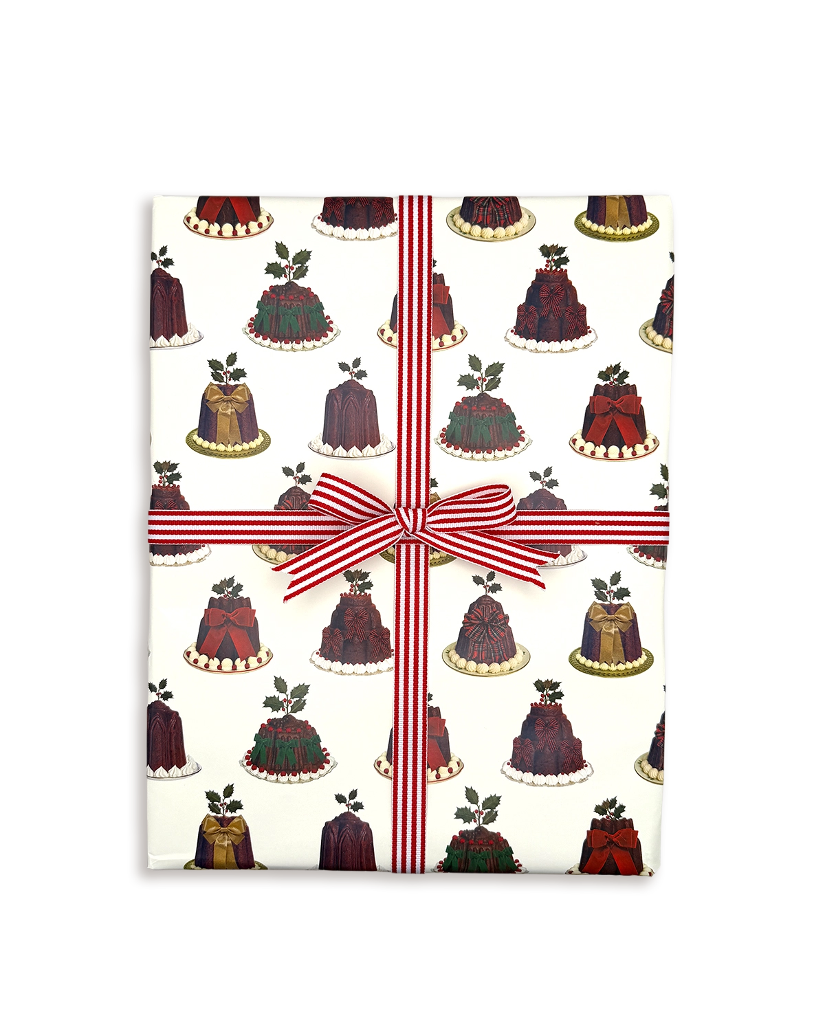 Christmas Puddings Wrapping Paper