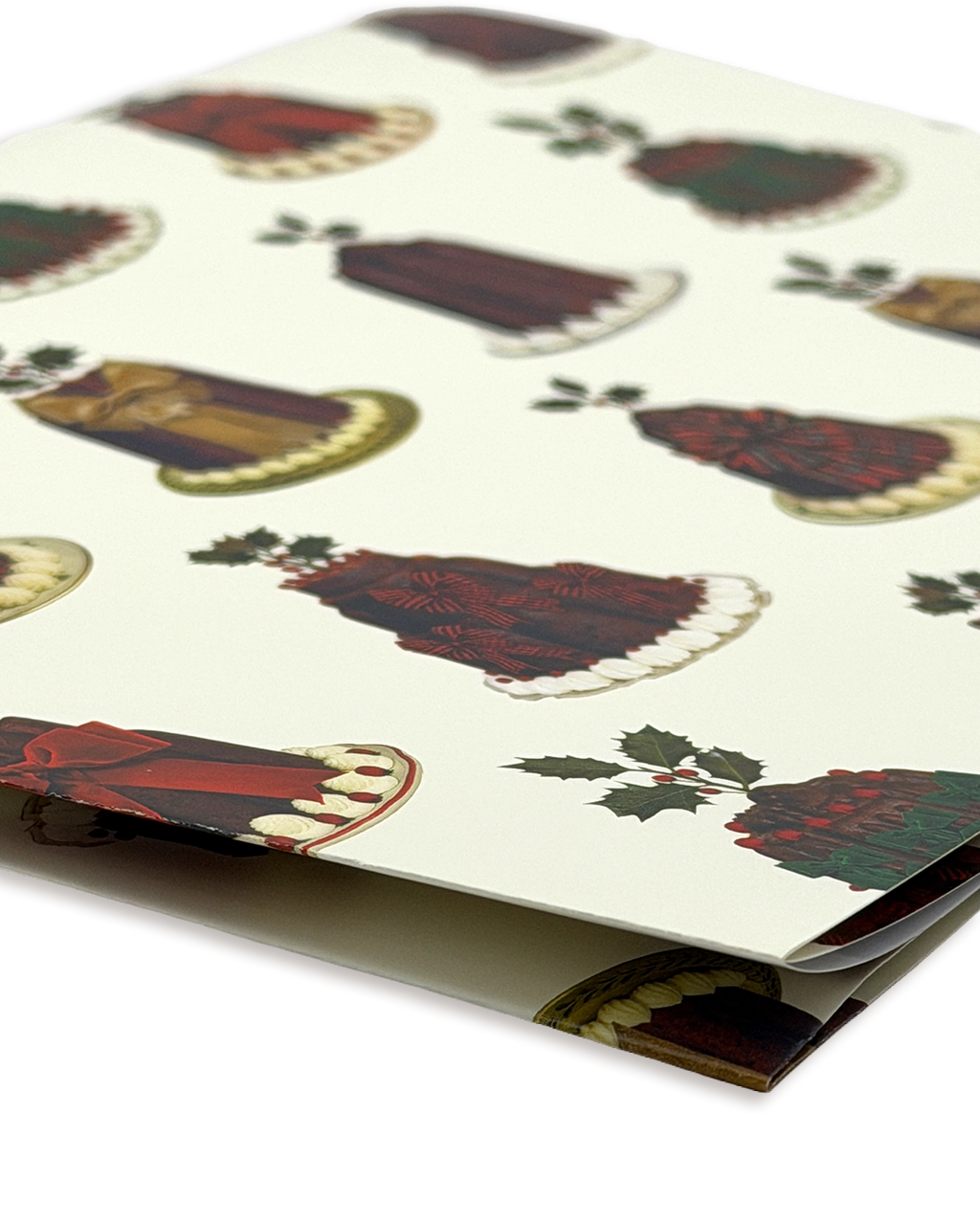 Christmas Puddings Wrapping Paper