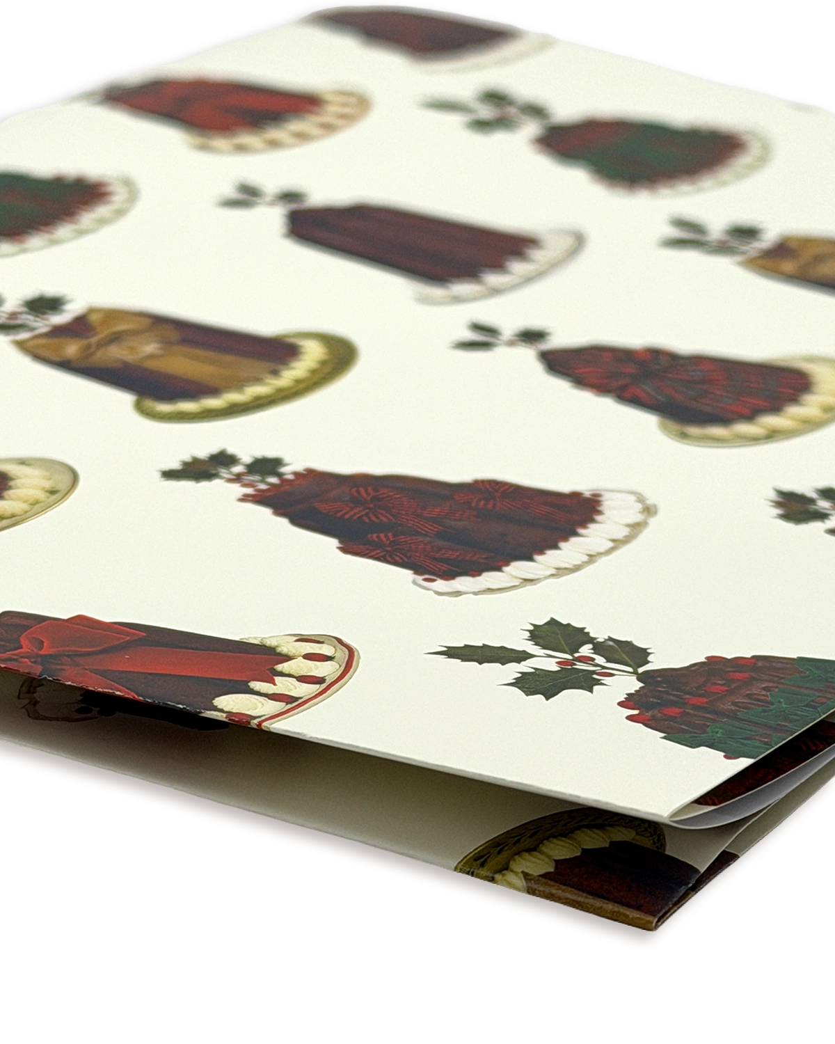 Christmas Puddings Wrapping Paper