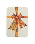 Yellow & Blue Bow Greeting Card