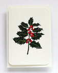Christmas Holly: Set of 6 Notecards