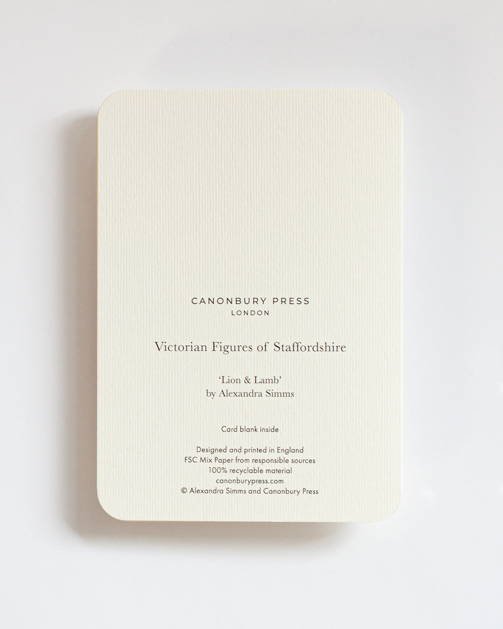 Lion & Lamb Greeting Card